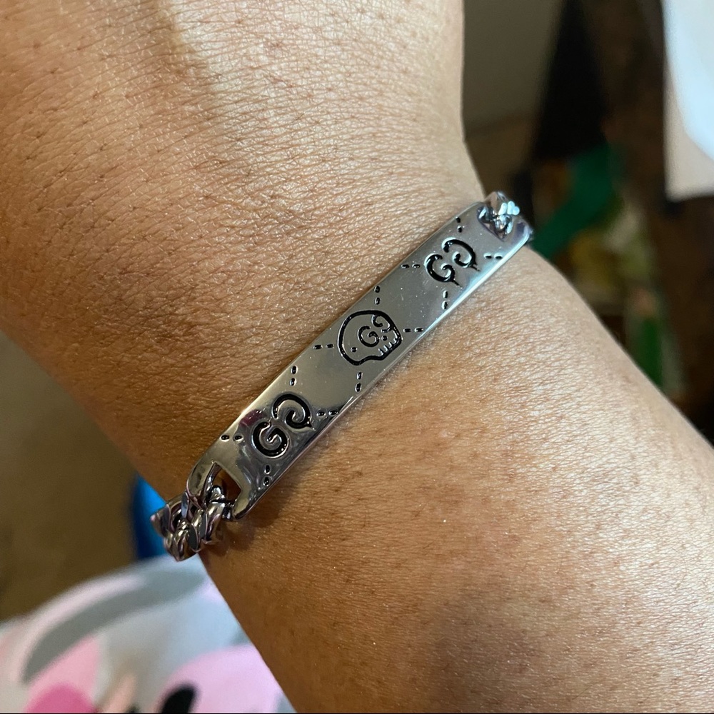 Gucci ghost chain bracelet